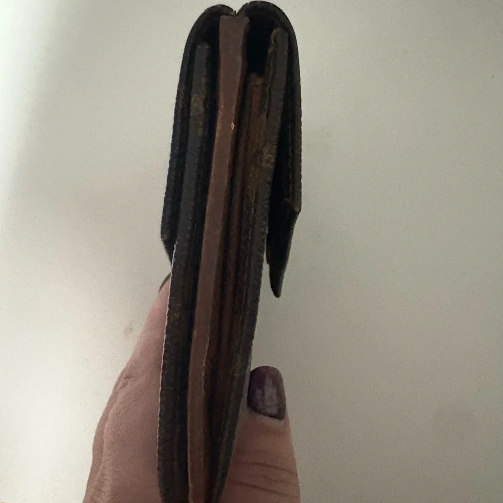 Louis Vuitton Dark Brown Monogram Wallet - Picture 4 of 16